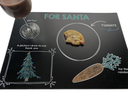 Santa's Cookies Chalkboard Placemat 12"x17"