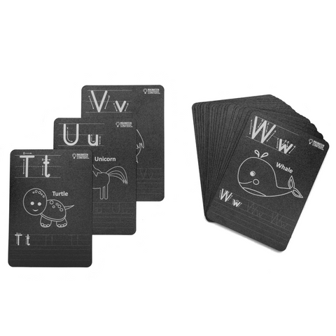 Alphabet Flash Card Set 5” x 7” Chalkboard Flash Cards