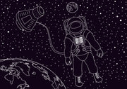 Astronaut 12” x 17” Chalkboard Placemat