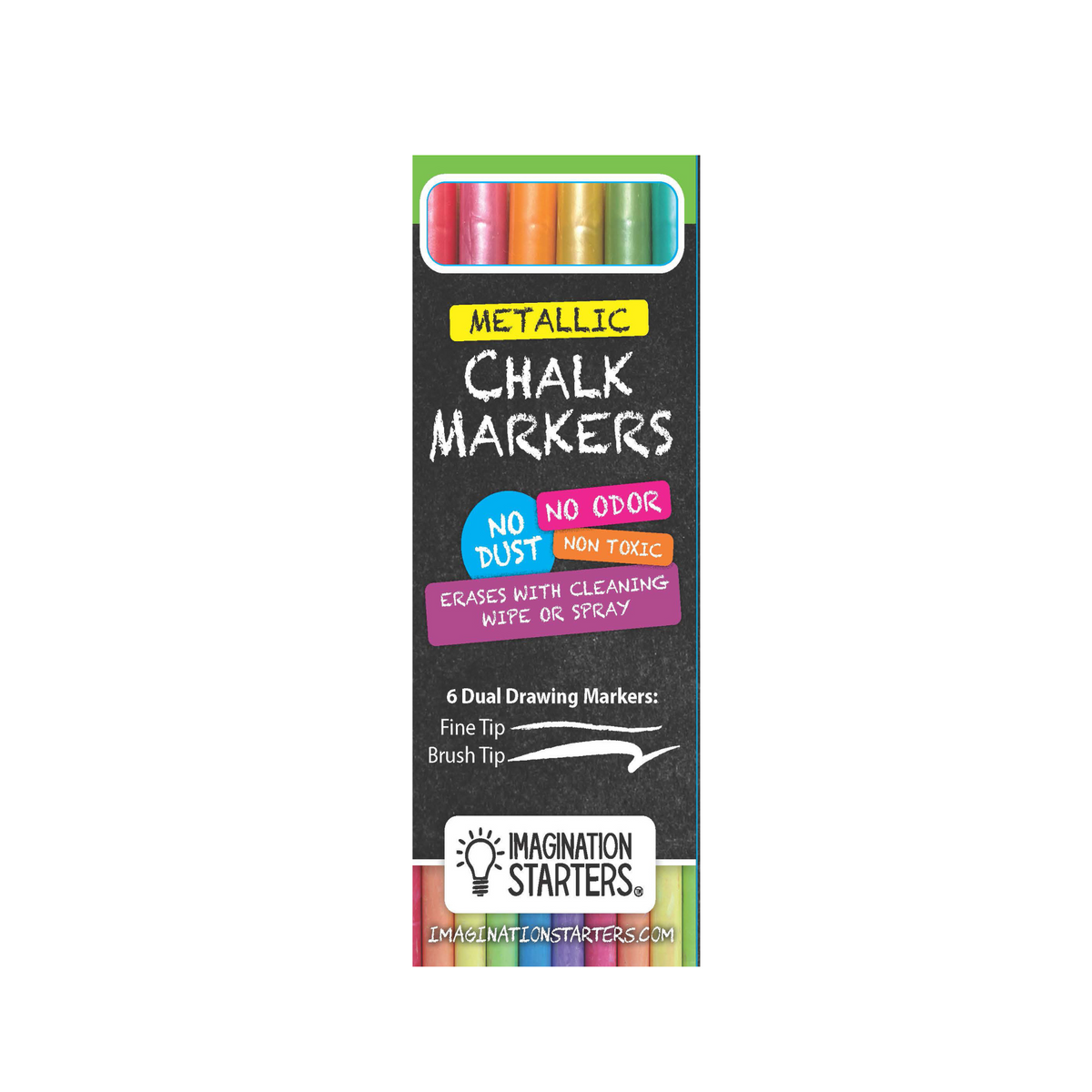 Metallic Chalk Markers Set 6 –