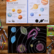 Solar System 12” x 17” Chalkboard Placemat