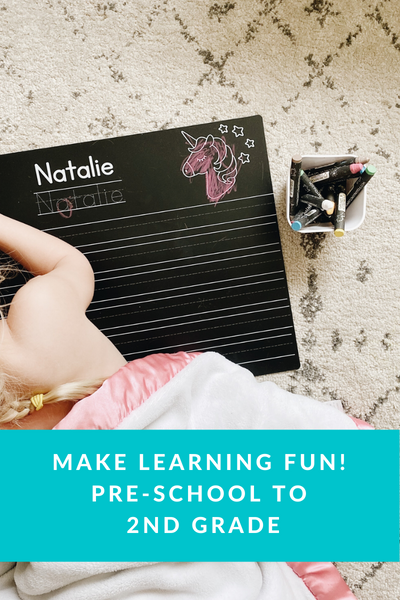 Making learning fun at home Pre-school - 2nd grade