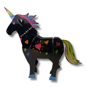 3D Chalkboard Puzzle Unicorn with 6 chalk markers- Pre-sale Ships Sept 18-25