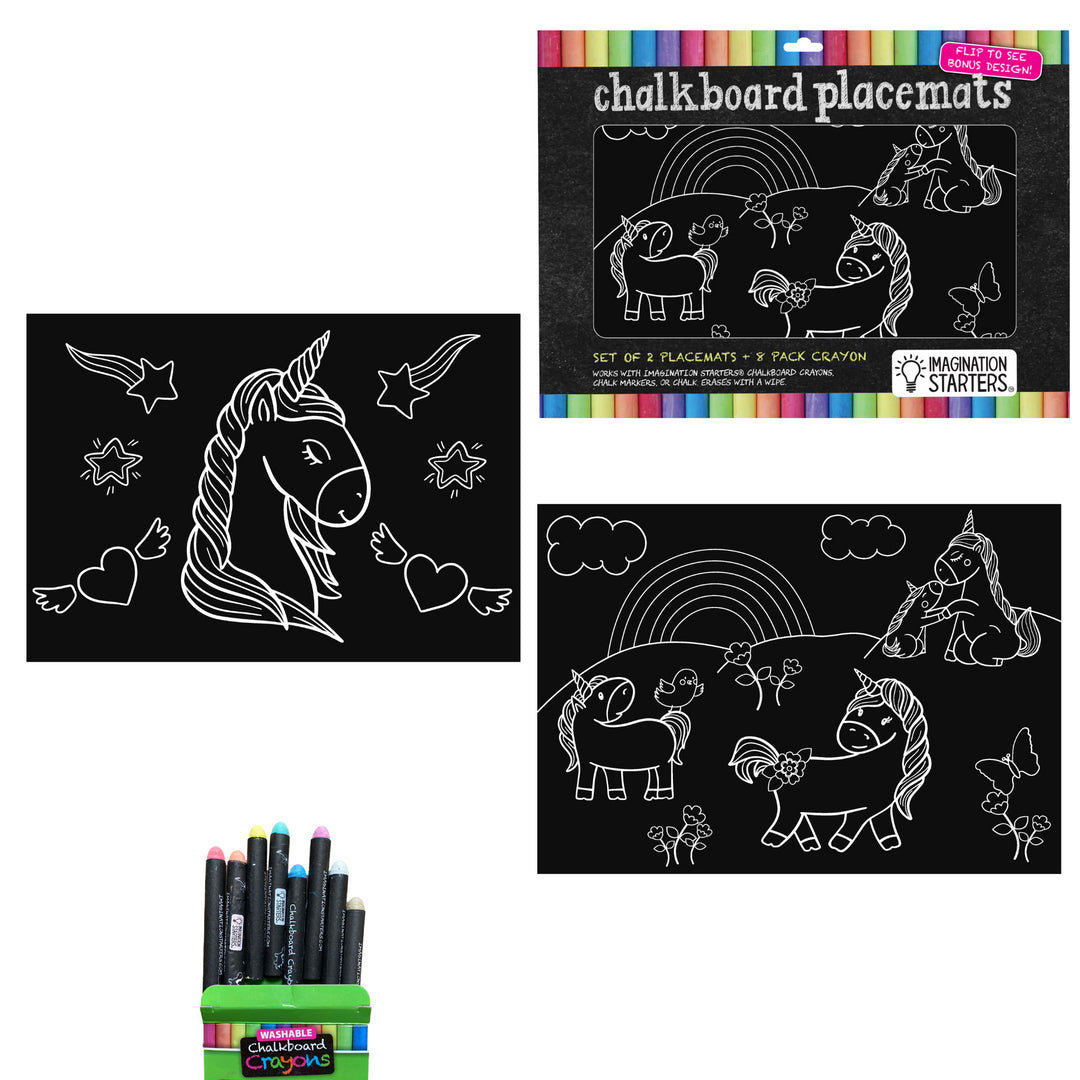 Chalkboard Wildlife Placemat Chalkboard Wildlife Placemat
