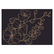 Inspire Set of 2 Chalkboard Placemats- Gladiola/Orchid or New Bloom/Hibiscus