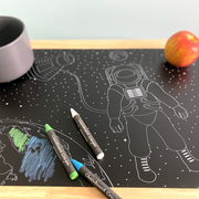 Astronaut 12” x 17” Chalkboard Placemat