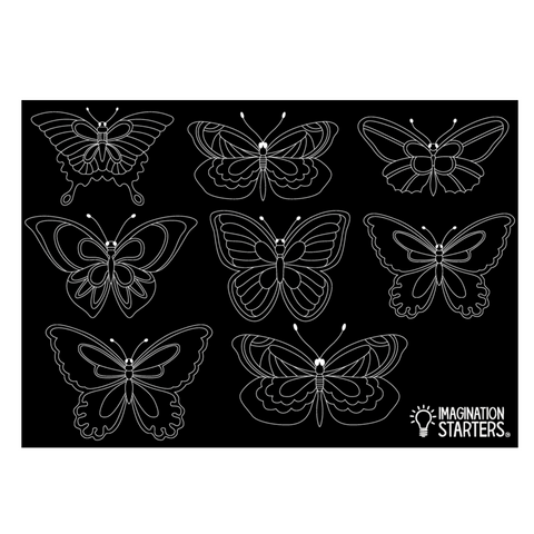 Butterfly 12” x 17” Chalkboard Placemat