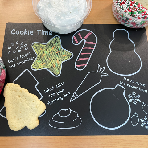 Cookie Time 9x12 Travel Chalkboard Placemat