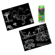 Dino/Construction Travel mat set