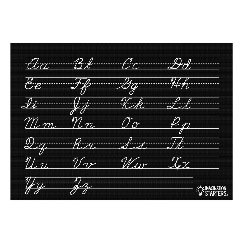 Chalk Lettering Cursive Chalkboard Font Alphabet Cursive