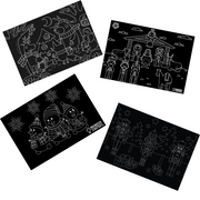 Holiday • Set of 4 • 12” x 17” • Chalkboard Placemats