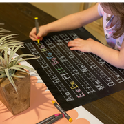 Letters 12” x 17” Chalkboard Placemat