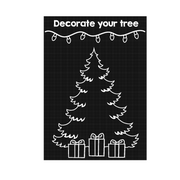 Mini Christmas - Minimat Coloring Kit Santa Letter & Tree