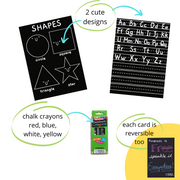Mini Letters & Shapes - Minimat Coloring Kit Letters & Shapes