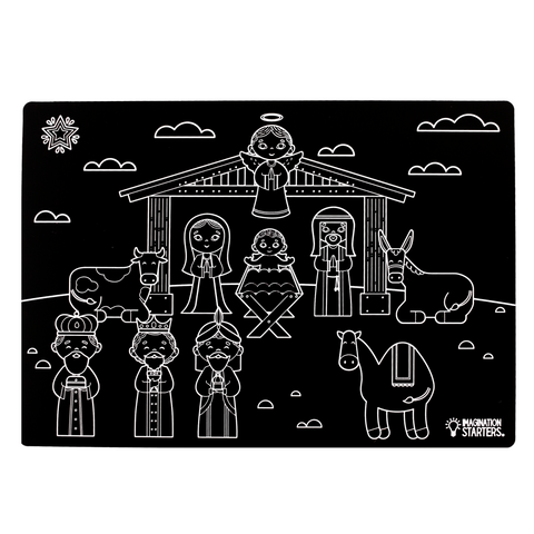 Nativity 12” x 17” Chalkboard Placemat