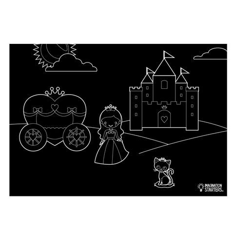 Whimsy • Set of 4 • 12” x 17” • Chalkboard Placemats
