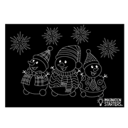 Holiday • Set of 4 • 12” x 17” • Chalkboard Placemats