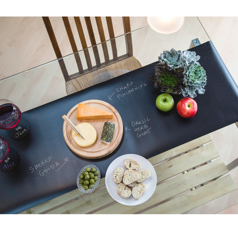 Inspire Chalkboard Table Runner with Chalk Markers