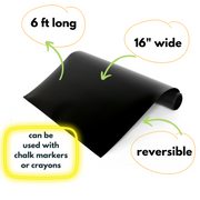 Inspire Chalkboard Table Runner with Chalk Markers