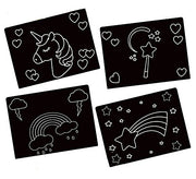 Unicorn Magic • Set of 4 • 9” x 12” Chalkboard Placemats